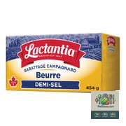 Beurre demi sel Lactantia 454 g