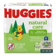 Lingettes pour bébé non parfumées Natural Care 3x56 un