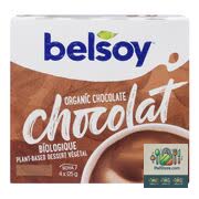 Pudding de soja au chocolat Belsoy 4x125 g