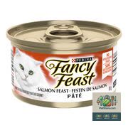 Croquettes pour chat Fancy Feast au saumon 85 g