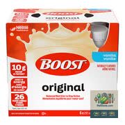 Substitut de repas à saveur de vanille Boost 6x237 mL