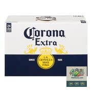 Bière Lager Mexicaine Corona Extra 24 canettes de 355 ml