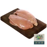 Poitrines de poulet désossées et sans peau 2 poitrines par plateau