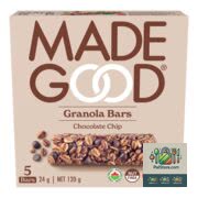 Barres granola aux pépites de chocolat MadeGood 5 x 24 g