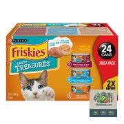 Tasty Treasures Pack varié de nourriture humide pour chats 24 x 156 g