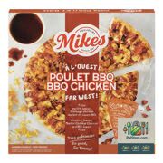 Pizza au poulet BBQ à croûte farcie surgelée Mikes 777 g