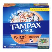 Tampons absorbants Pearl non parfumés Super Plus avec applicateur en plastique 36 un