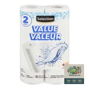 Sélection de serviettes en papier 2 épaisseurs 2x45 feuilles