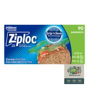 Sacs à sandwich Ziploc Seal Top 90 un