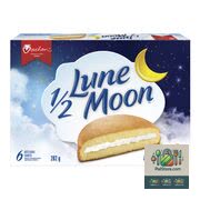 Gâteaux Blancs Fourrés à la Crème de Vanille 1/2 Lune 6 gâteaux, 282 g