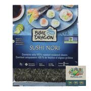 Feuilles d'algues grillées Blue Dragon Sushi Nori 22 g