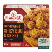 Ailes de poulet BBQ épicées et croustillantes Flamingo 550 g