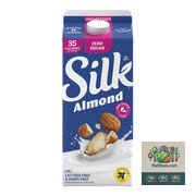 Boisson végétale non sucrée à l'amande, saveur originale de Silk, 1,89 L