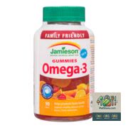 Jamieson Orange, Citron et Baies Saveur Omega 3 90 un Gummies