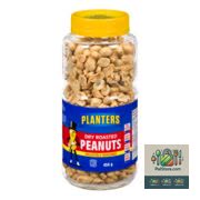 Cacahuètes grillées à sec délicatement assaisonnées de Planters 454 g