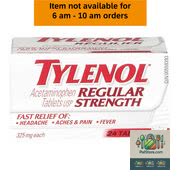 Comprimés d'acétaminophène Tylenol à concentration régulière 24 un