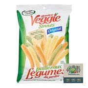 Pailles de légumes du jardin à saveur originale Sensible Portions 142 g