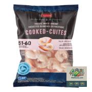 Crevettes blanches du Pacifique cuites surgelées Irresistibles 340 g, taille 51 60