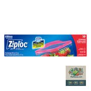 Sacs de rangement Ziploc à fermeture hermétique de grande taille, 19 unités