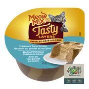 Pâté au thon et au poulet Tasty Layers pour chats 78 g