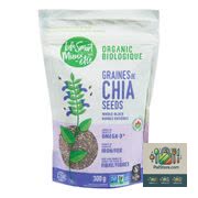 Graines de chia noires entières biologiques 300 g