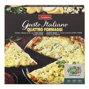 Pizza à croûte mince Quattro Formaggi surgelée Gusto Italiano 340 g