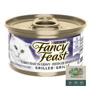 Nourriture humide pour chats Fancy Feast Dinde grillée en sauce 85 g