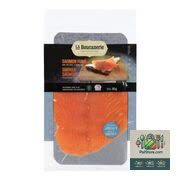 La Boucanerie Saumon steelhead fumé tranché 85 g