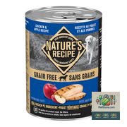 Nourriture pour chien au poulet et aux pommes Nature's Recipe 368 g