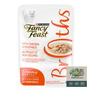 Complément alimentaire pour chat Creamy Broths Poulet et Légumes 40 g