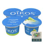 Yaourt grec Oikos 2 % au citron vert 4 x 100 g