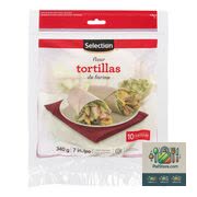 Sélection de tortillas à la farine de 7 po, 10 un