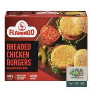 Burgers de poulet surgelés Flamingo 680 g