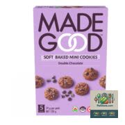 Mini biscuits moelleux au double chocolat MadeGood, 5 x 24 g