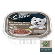 Tranches aromatisées Cesar New York Strip pour petits chiens 100 g