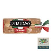 D'Italiano Pain blanc à l'italienne en tranches épaisses 675 g