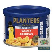 Noix de cajou légèrement salées Planters 200 g