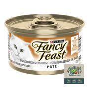 Pâté au foie et au poulet pour chat 85 g