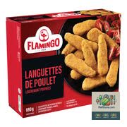 Lanières de poulet panées surgelées Flamingo 680 g