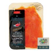 Tranches de saumon sockeye fumé sauvage surgelé Irresistibles 130 g