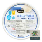 Sélection Lait Glacé Vanille 4 L