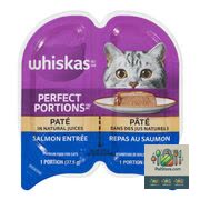 Pâté pour chat au saumon Perfect Portions 75 g