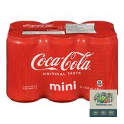 Boisson gazeuse Coca Cola 6x222 mL