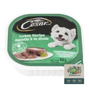 Entrées César à la dinde pour petits chiens 100 g