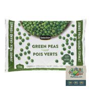 Sélection de petits pois surgelés 2 kg