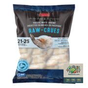 Crevettes blanches du Pacifique crues surgelées Irresistibles 340 g