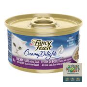 Nourriture humide pour chat Creamy Delights au poulet avec une touche de lait 85 g