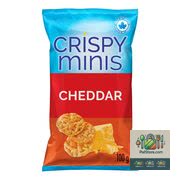 Chips de riz brun aromatisées au cheddar Crispy Minis 100 g