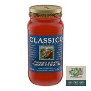 Sauce pour pâtes tomates et basilic Di Napoli 650 mL