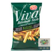 Bâtonnets de 5 légumes Viva 160 g